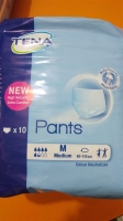 پوشک بزرگسال تنا شورتی متوسط 10 عددی tena medium