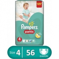 پوشک شورتی پریما پمپرز لهستانی سایز 4 تعداد 56 عددی