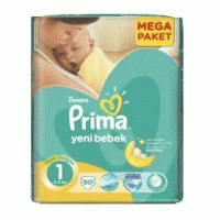 پوشک پمپرز پریما ترک سایز 1 نیو بورن 78 عددی