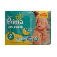 پوشک پمپرز پریما ترک سایز 2 تعداد 78 عددی