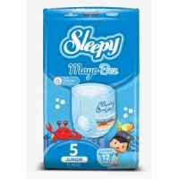 پوشک استخری شورتی ضد آب اسلیپی سایز 5 بسته 12 عددی