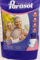 پوشک بزرگسال پاراسل چسبی متوسط بسته 14 عددی