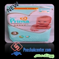 پوشک پمپرز پریما لهستان جدید سایز 3 بسته 62 عددی pampers prima new poland size 3