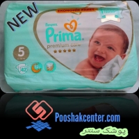 پوشک پمپرز پریما لهستان جدید سایز 5 بسته 42 عددی pampers prima new poland size 5