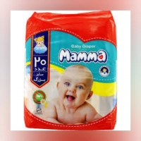 پوشک معمولی نواری ( ساده ) ماما سایز بزرگ 20 تایی 