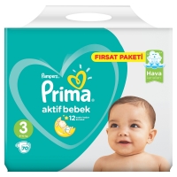 پوشک پریما پمپرز ترک سایز 3 بسته 70 عددی  prima pampers