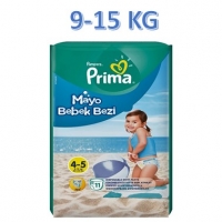 پوشک استخری ( ضد آب ) پریما سایز 4-5 بسته 11 عددی 9تا15کیلو PRIMA pampers swim diapers 