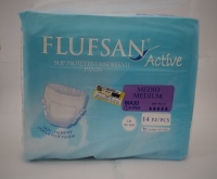 پوشک بزرگسالان شورتی فلوفسان متوسط ماکسی سوپر  14 عددی flufsun maxi super medium 
