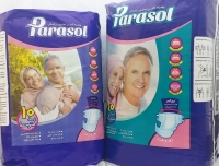 پک 6 عددی پوشک بزرگسال پاراسل چسبی لارج بسته 12 تایی parasol